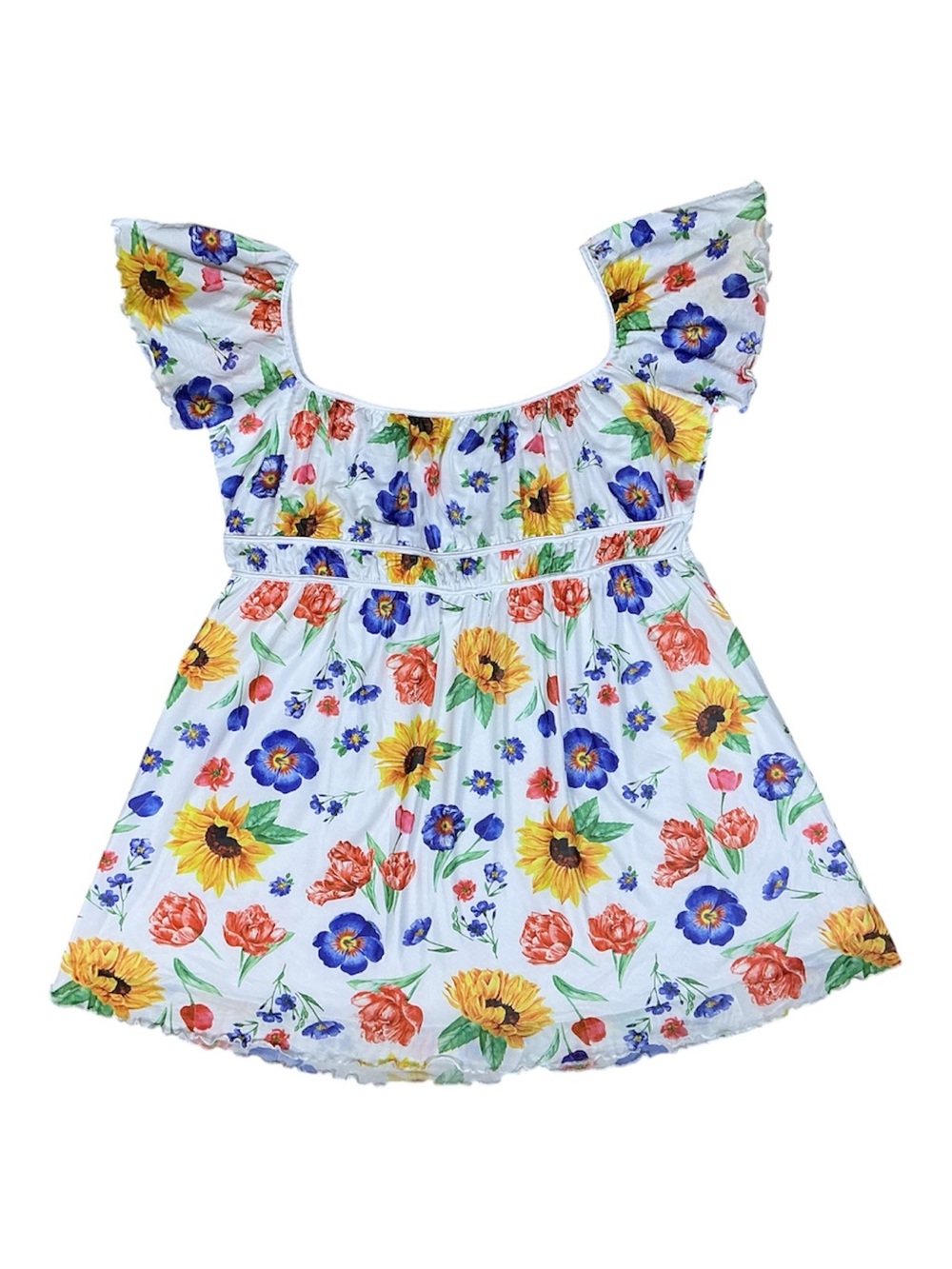 Dolls Kill dELiA*s NWT Retro Modern Cottagecore Grandmacore Maximalist Dress 3X - Picture 2 of 8